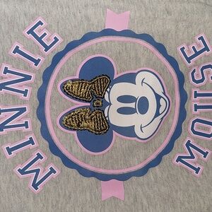 DISNEY Minnie Mouse sequence bow tee